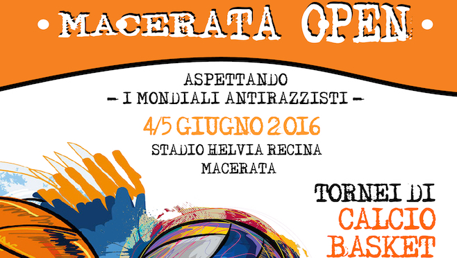 Macerata Open: Aspettando i Mondiali Antirazzisti, due giorni di sport